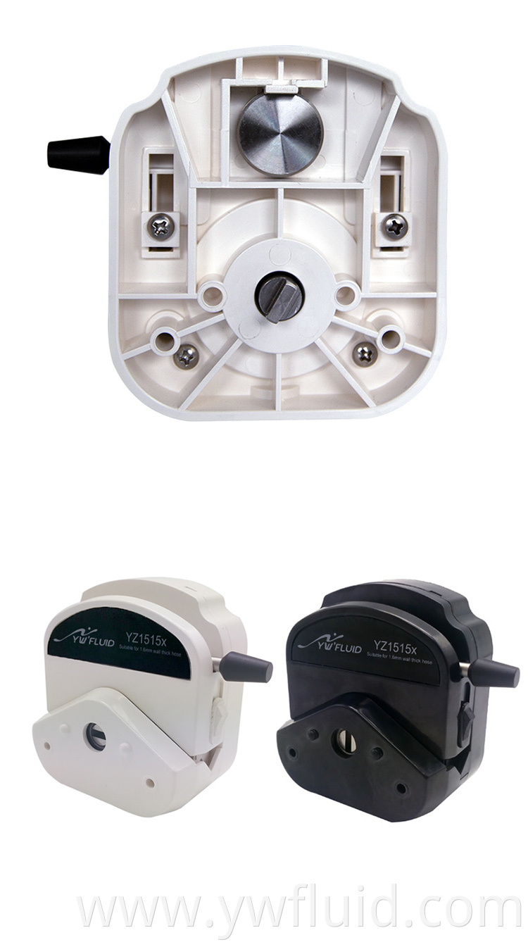 YWfluid automatic tubing retention peristaltic pump head suitable for various sizes of tubing